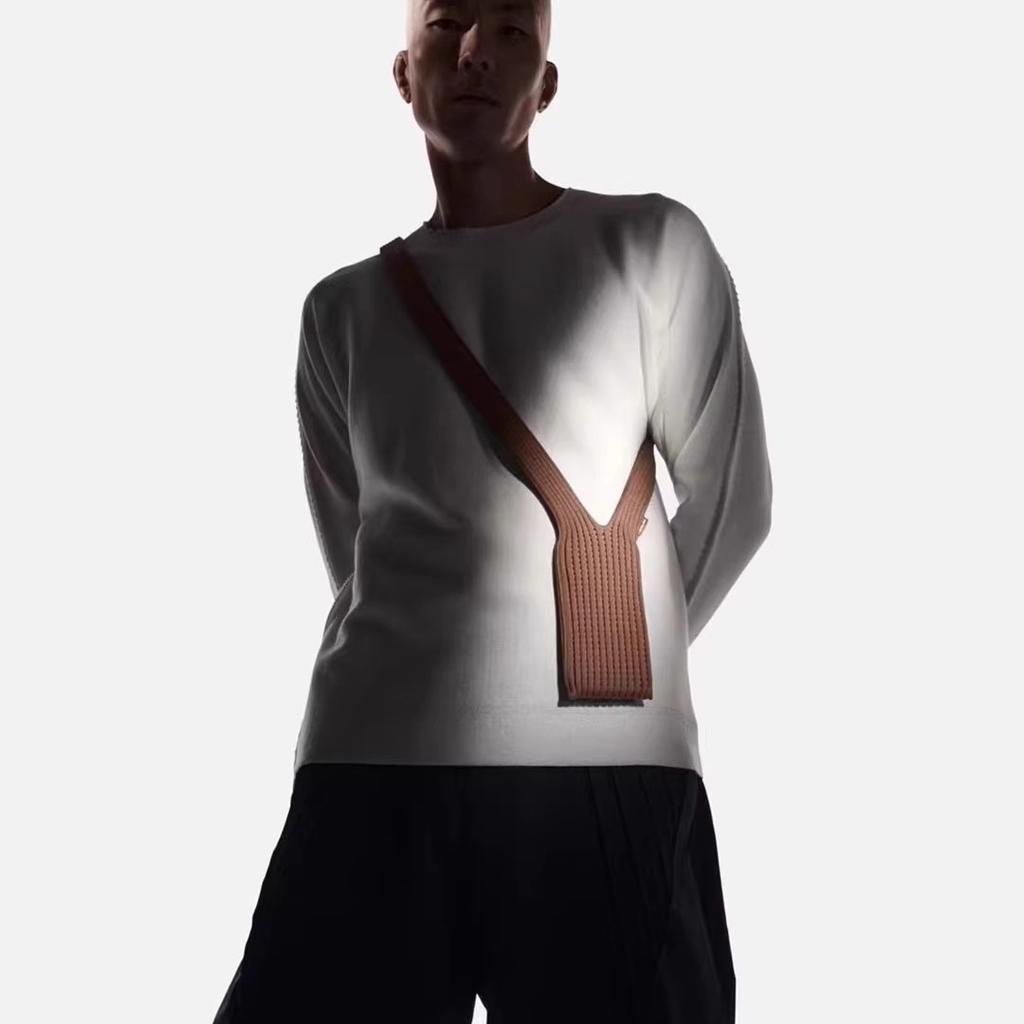 Креативная осенне-зимняя вязаная сумка для мобильного телефона, ручная фиксация, одноплечевая мини-сумка для мобильного телефона 2025 года.