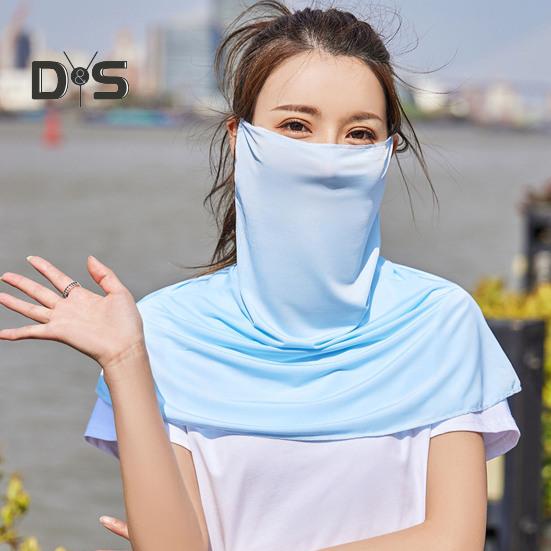 Солнцезащитный щиток для лица Ice Silk Защита шеи Летняя защита для верховой езды Активный отдых на свежем воздухе Путешествия шейный платок
