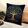 tree of life plant floral Cushion Cover Soft Short Plush Pillow Cover Smooth Cozy Texture Aesthetic Cushion Case Home Decor