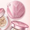Age Twiny's Twinkle Edition Essence Cover Pact Case + Refill 12.5g X 3P, Pink Beige (21), 1 Set Korean Popular Cosmetics