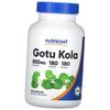 Gotu Kola Extract, Gotu Kola 500, 180caps (71647093)