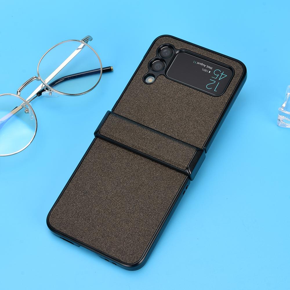 Drop Protection Slim Matte Folding Case For Samsung Galaxy Z Flip 3 5g Flip4 Flip 4 Flip3 Non -Fingerprint Slim Phone Bag Cases