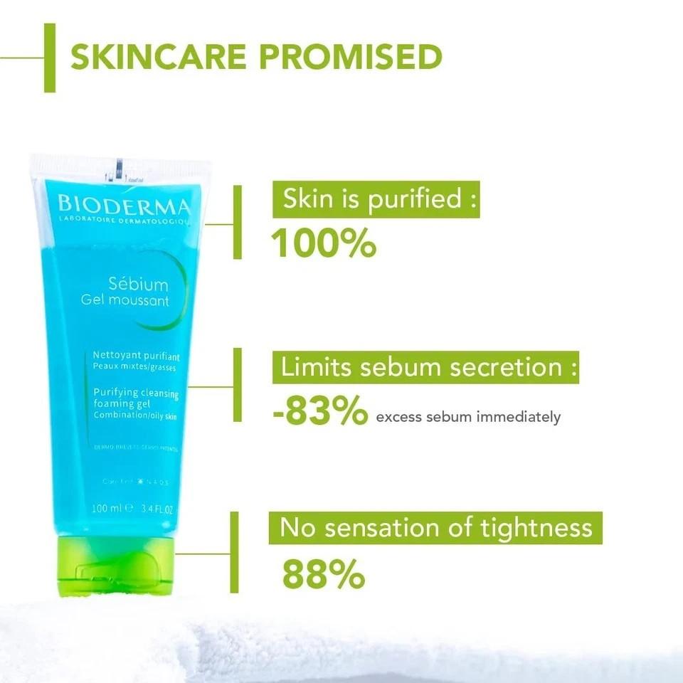 Bioderma Sebium Purifying Cleansing Foaming Gel 45ml