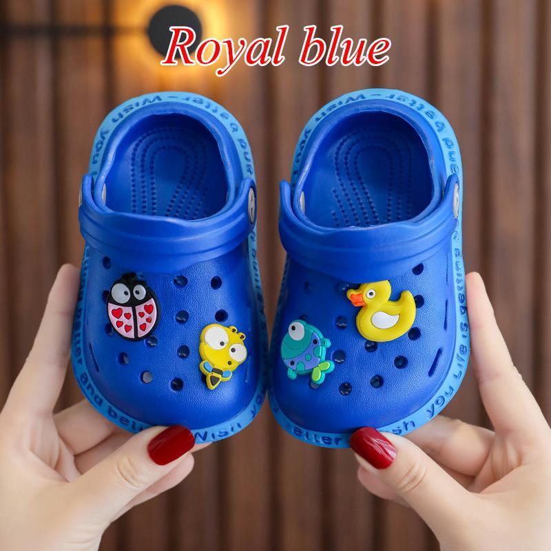 Summer Kids Sandals Boys Girls Mules Cartoon Baby Slippers Flat Summer Cartoon Children's Garden Shoes