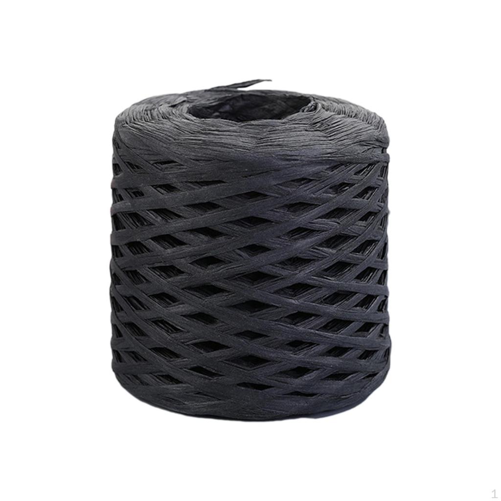 200 м/рулон, бумажная лента из рафии, декор, пригодная для вторичной переработки, прочная для плетения подарочной упаковки на День Святого Валентина