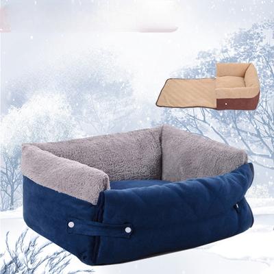 Новый Flip Pet Nest Pet Sofa Cushion Cat Mattress Flip Small and Medium Autumn and Winter Warm