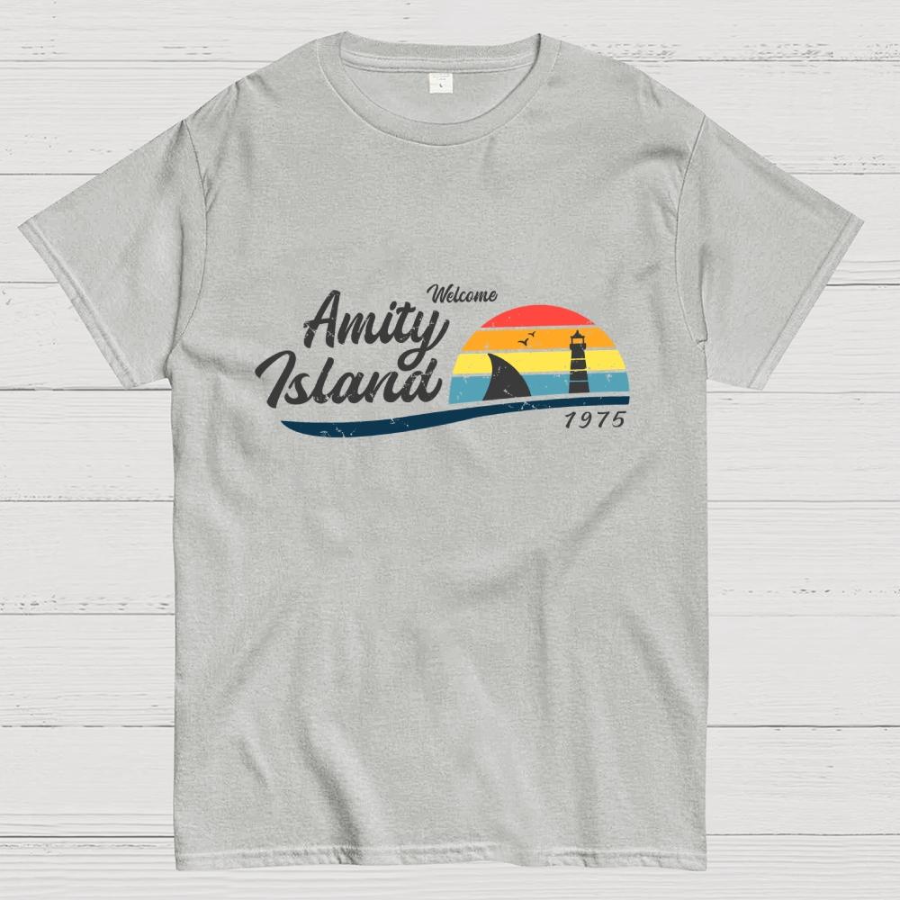 Amity Island Cotton Casual Cool Loose T-Shirt