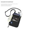 RFID Anti-Theft Travel Neck and Crossbody Document Bag