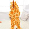 Children Baby Girls Onesies Unisex Winter Giraffe Onesies Kids Nightwear Anime Costumes Flannel Sleepwear Pajamas With Shoes