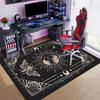 Celestial Harmony Mystical Cosmic Design Carpet Printing Floor Mats Doormat Room Christmas Gifts
