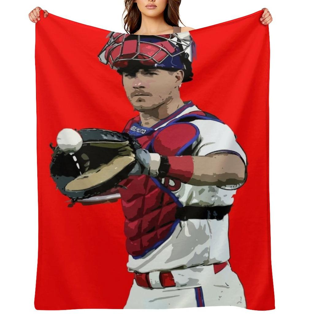 JT Realmuto Throw Blanket Stuffeds Thins Cute for winter Blankets