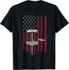 Disc Golf Vintage American Flag 4th Of July Tee Gift Tee Gift Unisex T-Shirt