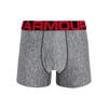 Under Armour Трусы-брифы Tech Boxerjock 3 дюйма, 2 пары мужского нижнего белья светло-серые темно-серые 1363618-011