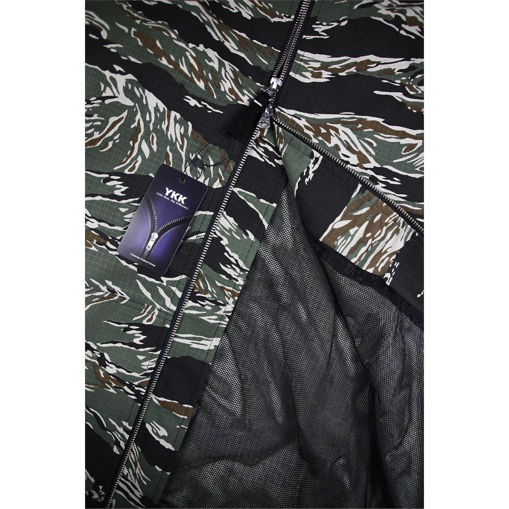 Weirdworld Camouflage Wave Logo Zip-Up Hoodie Tiger Camo
