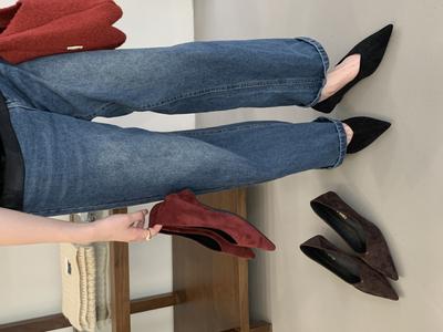 2025 новые туфли-лодочки на одной педали, женская обувь, весна и лето, остроносые, коричневые, дышащие, каблук-рюмочка, женские туфли на низком каблуке