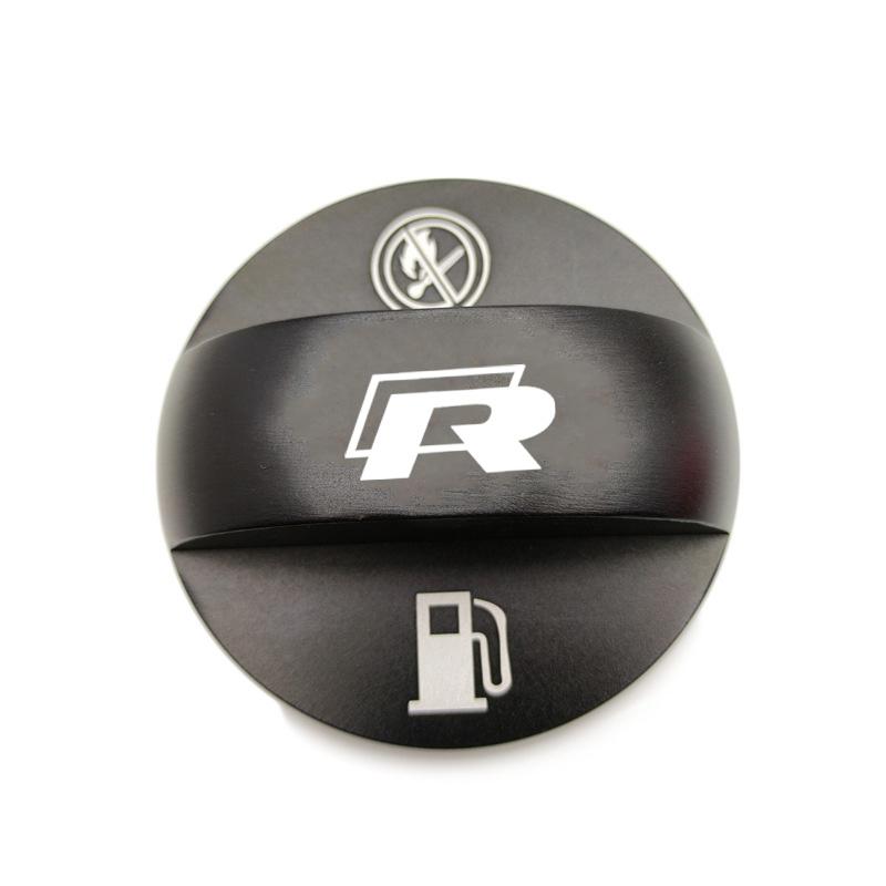 XMZSA1 Alloy Car Fuel Cap Oil Box Lid Petrol Tank Covers For Volkswagen VW Rline GTI Polo Golf 6 7 Tiguan Arteon Jetta Passat CC MK8