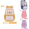 Letter University Student Backpack For Girls With Breathable Nylon Fabric And Ultralight Design For School Days