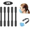 5pcs Adjustable Non-slip Mask Hooks Extension Buckle Ear Savers Mask Extenders Face Cover