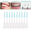 High-end Interdental Silicone Brushes 100 Units Dental Toothpicks Brush Between Teeth With Thread Oral Cleaning Tools