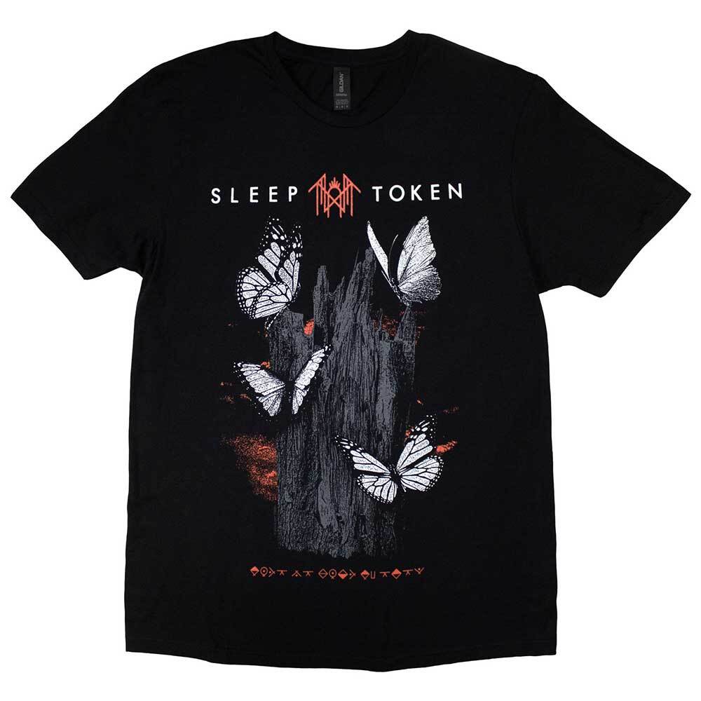 Sleep Token T-Shirt Butterflies Rock Band New Black Official