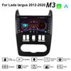 Android 2 Din Car Radio Multimedia Video Player for Lada Largus 2012-2020 With Button Knob GPS Navigation Audio Carplay 2+32GB