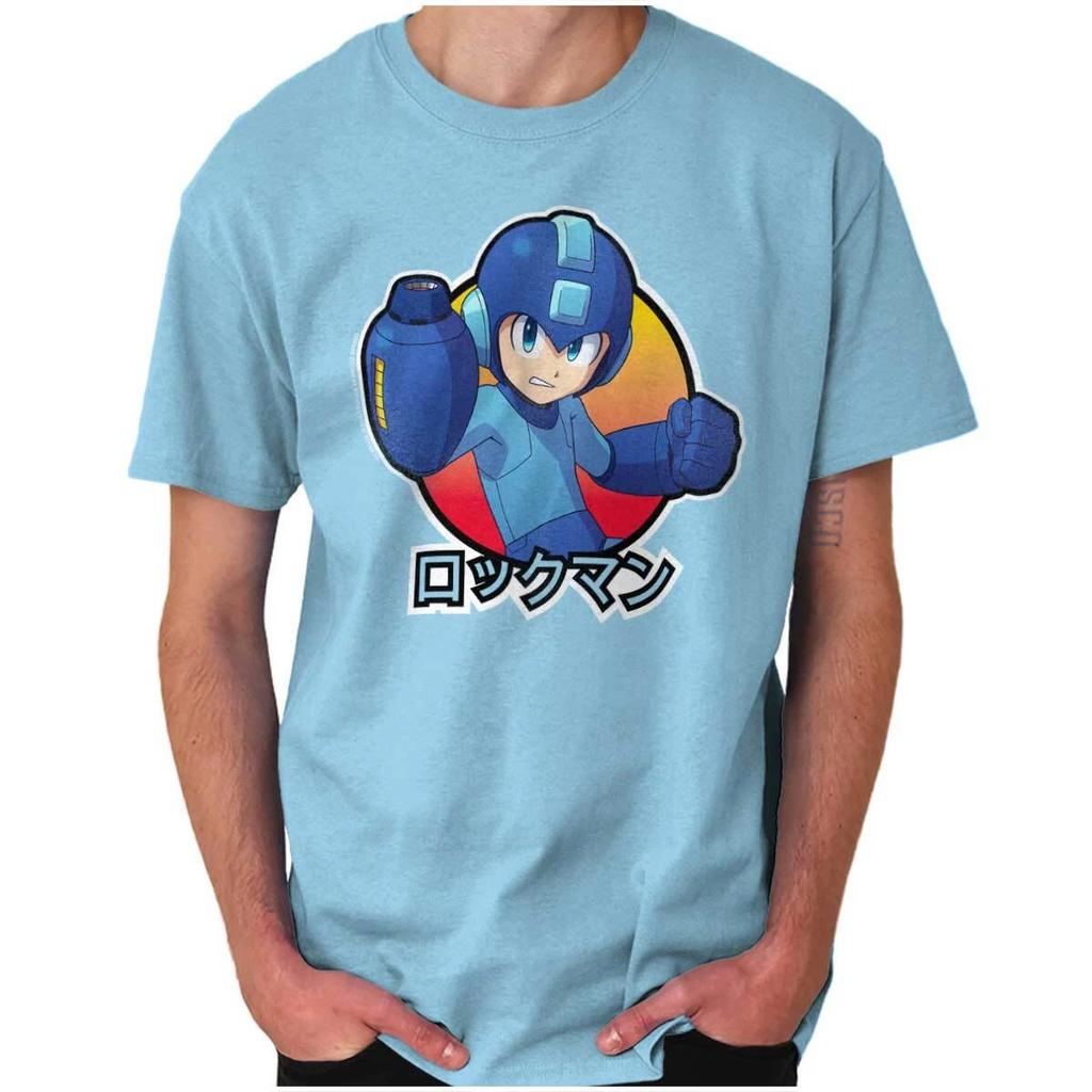 Классическая японская видеоигра Mega Man Графическая футболка Мужская или женская