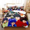 Ranma 1/2 Bedding Set Single Twin Full Queen King Size Bed Set Adult Kid Bedroom Duvet Cover Sets 3D Print Anime Bed Sheet Set