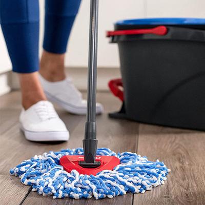 Сменная насадка для швабры vileda/O-Cedar EasyWring RinseClean, сменная насадка для швабры из микрофибры, диаметр 11 см, насадка для машинной стирки