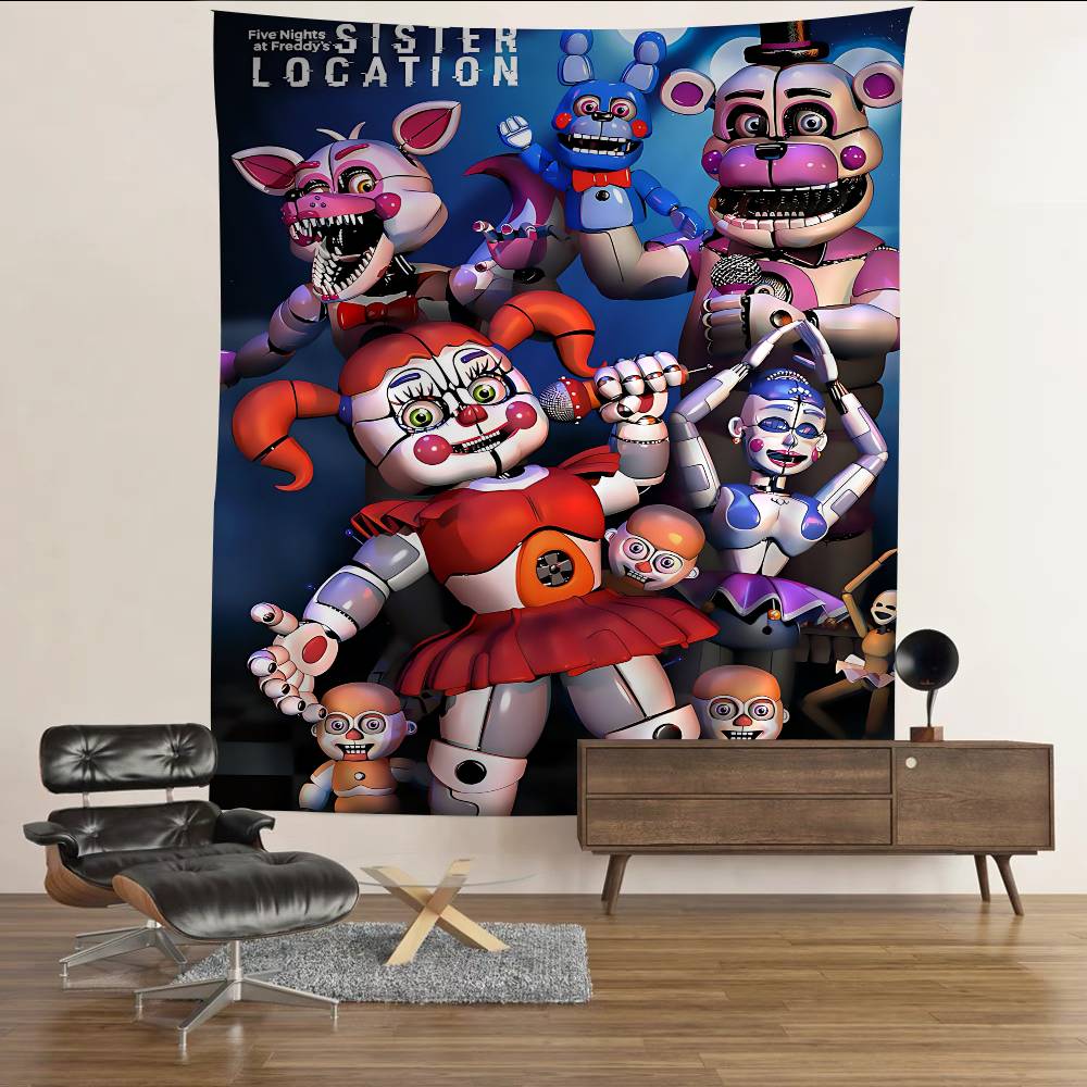 Игровой F-Fnaf Аниме DIY Настенный Гобелен для Гостиной Дома Общежития Декор Настенное Искусство Декор