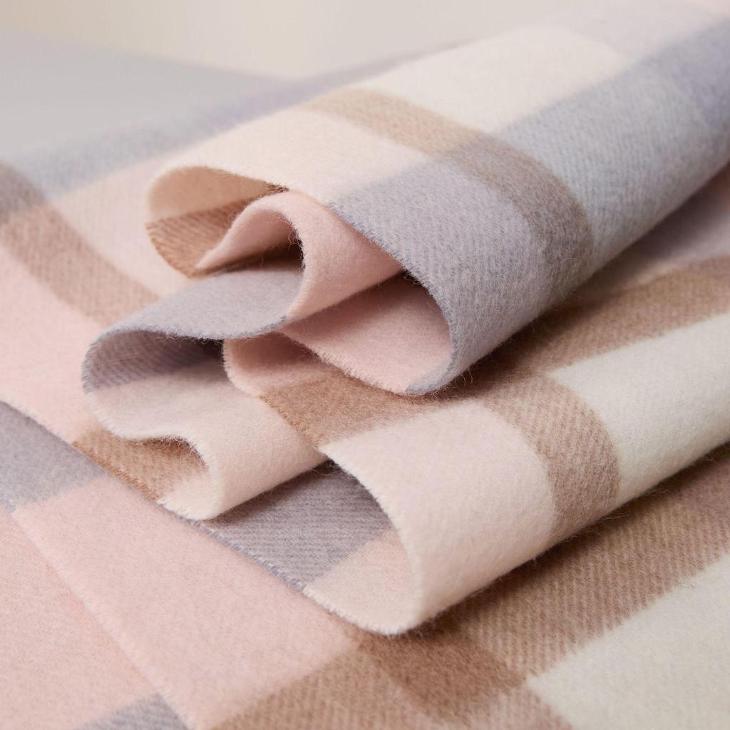 Warm Plaid Wool Scarf: Stylish British-Style Accessory for Men & Women, Perfect for Autumn & Winter