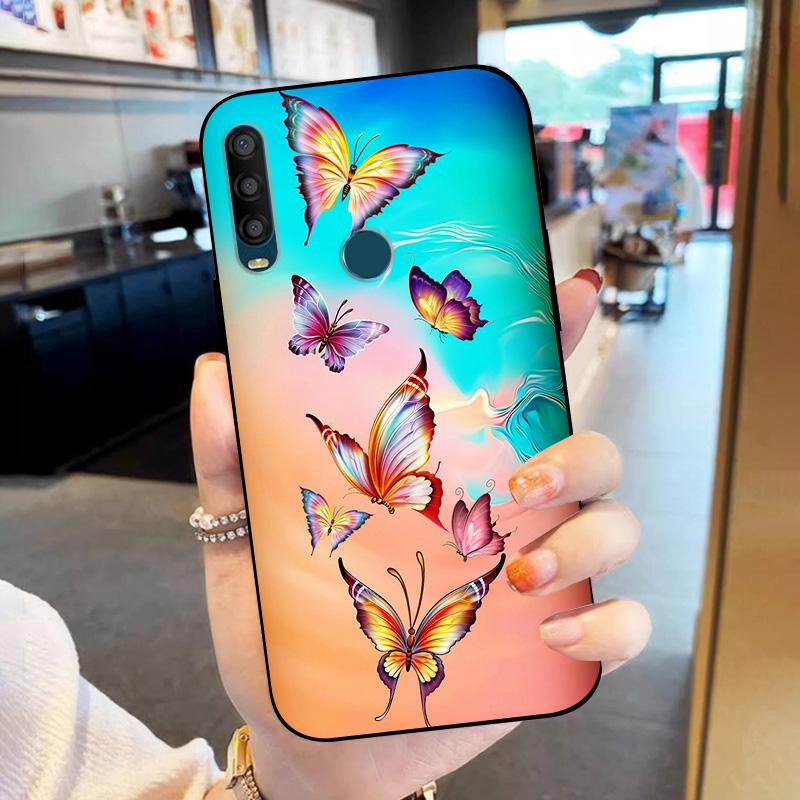 Для Alcatel 1SE 2020 Чехол Мягкий Силиконовый Чехол-Оболочка Для Alcatel 1S 2020 Чехол для Телефона Модный TPU Ударопрочный Funda 5030D 5030F Capa