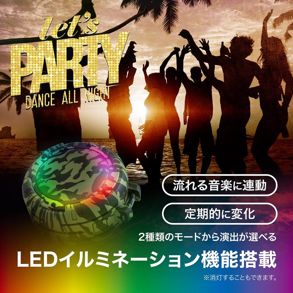 KYOHAYA Bluetooth-динамик для улицы, водонепроницаемый, IPX8, присоска для ванны, мощный бас, громкий, автомобильный, небольшой, компактный, портативный, с микрофоном, выходная мощность 5 Вт