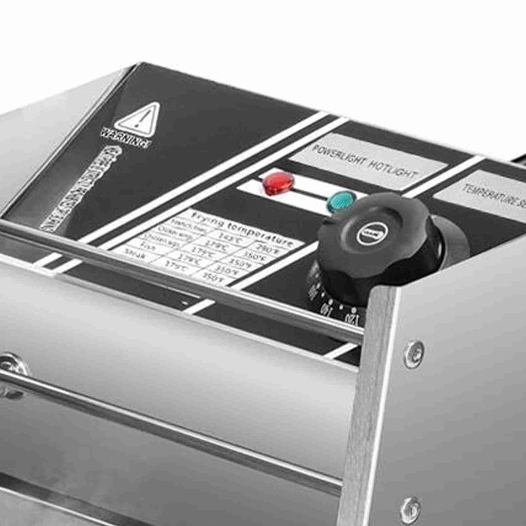 Многофункциональная электрическая фритюрница 6 л Съемная корзина для фильтрации масла 1500 Вт Нержавеющая сталь Автоматический термостатический аппарат для жарки рыбы