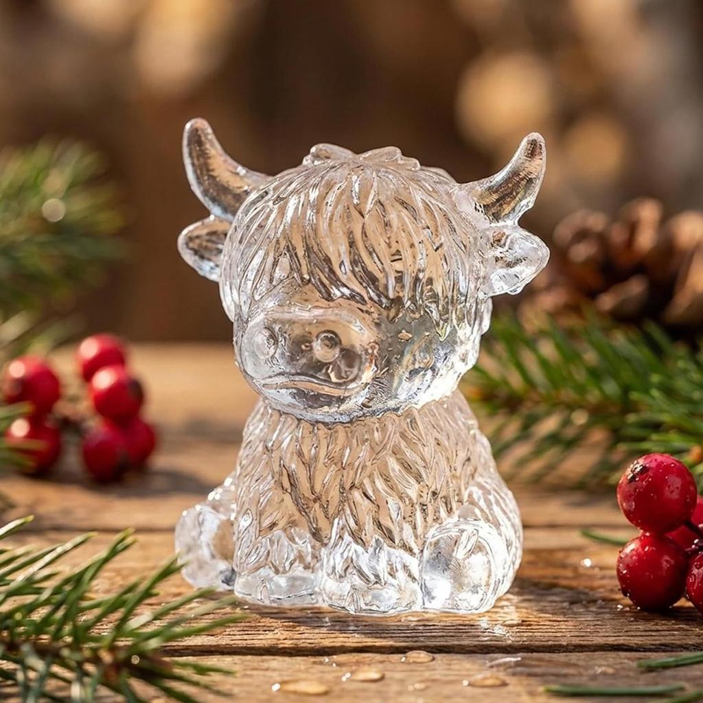 Highland Cow Silicone Ice Mold, Silicone Ice Tray Mold in the Shape of a Highland Cow