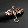Винтажная брошь-дракон для мужчин и женщин, летающая нога и булавка с изображением животного, ювелирные изделия