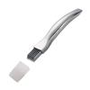 Silver Green Onion Cutter, Green Onion Slicer, Thinly Slices, Silk Knife, All Stainless Steel with Cap, Dishwasher Safe, White Onion, Vegetable, and C