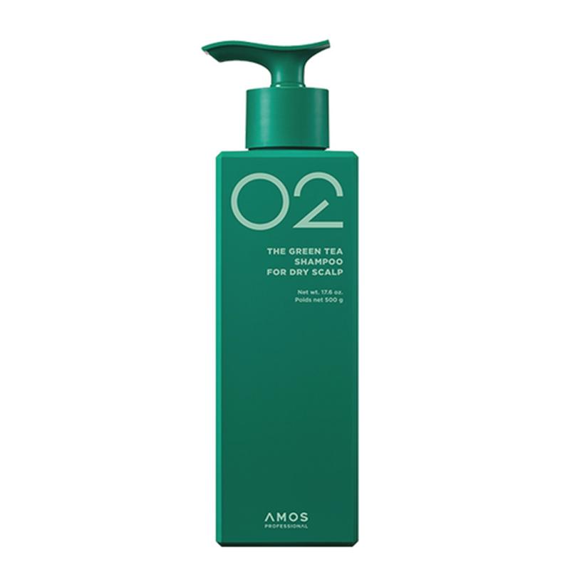 AMOS Professional Green Tea Real Revitalizing Shampoo 500g