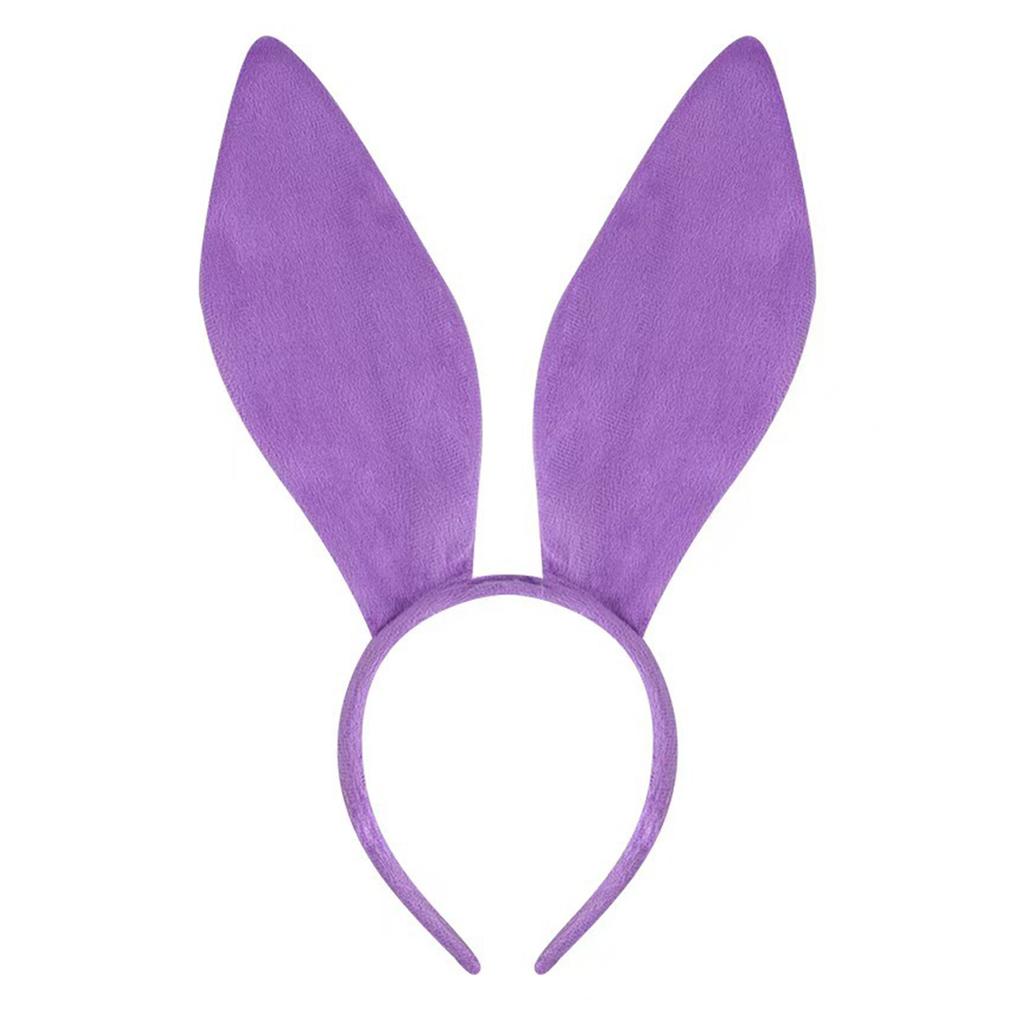 Rabbits Ears Hairband Photo Props Easter Hair Hoop Headband Party Headpiece Fun Headbands for Music Festival