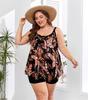 2024 Plus Size High Waist Tankini Two-Piece Women's Swimwear