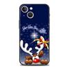 Рождественский Новый год Чехол для телефона для iPhone Apple 15 14 13 12 11 Pro Max Mini 7 8 Plus XR XS X SE 2020 Черный силиконовый чехол