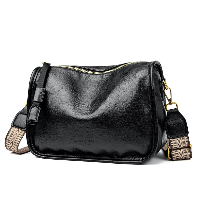 Женская сумка новая сумочка Оригинальная сумка через плечо Модная маленькая черная сумка нишевая сумка через плечо новая сумка через плечо