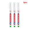 3 шт. Многоцелевой водонепроницаемый маркер с длинной головкой 20 мм, для строительства, деревообработки, глубоких отверстий, маркер для краски