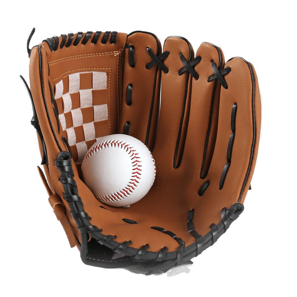 Baseball Batting Gloves Adult Thickened PU Imitation Leather Baseball Gloves Children's and Youth Pitcher Softball Gloves
