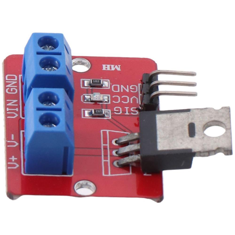 5 шт. IRF520 MOSFET красный Микроконтроллер irf520 mosfet Кнопочный драйвер для Arduino MCU ARM Arduino