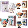 ONE PIECE Аниме Строительные Блоки Бог Солнца Ника Луффи Чоппер Эйс Багги Мини Микро Кирпичики 3D Модель для Сборки Фигурка Игрушка Для Ребенка Подарок