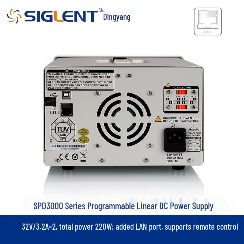 Программируемый источник питания постоянного тока Siglent SPD3303X с тремя выходами (Китайская версия)