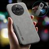 For Realme 11 Pro Plus Case Luxury Leather With Metal Plate Phone Cases For Realme 11 11Pro+ 5G Car Magnetic Holder Back Cover