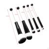 5x Beaded Eyeshadow Brush Eyebrow Foundation Metal Handle DIY Cosmetic Brushes Make Up