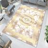 EPeddler Home Современный золотой узор, моющаяся нескользящая точечная основа, цифровая печать нового поколения для гостиной, кухни, прихожей, ковры и коврики