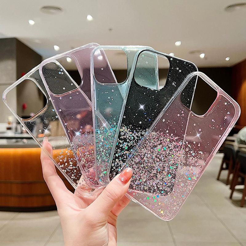 Роскошный Модный Блестящий Чехол Для Samsung Galaxy S8 S9 S10 S20 S21 S22 Plus S23 FE S24 Ultra Мягкий Кристальный Блестящий Чехол